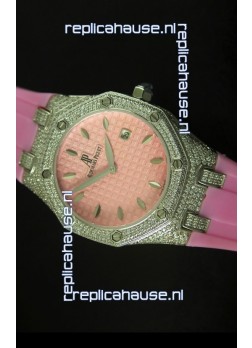 Audemars Piguet Royal Oak Ladies Watch in Pink