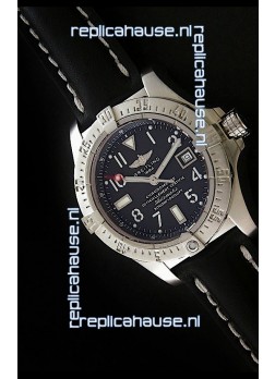 Breitling Seawolf Swiss Automatic Watch in Black Dial