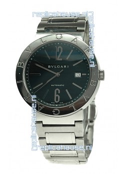 Bvlgari Automatic Swiss Replica Watch in Black Dial