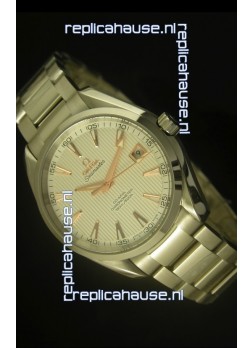 Omega Seamaster Aqua Terra Co-Axial Swiss Watch White Dial