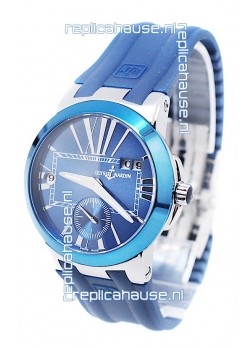 Ulysse Nardin Executive Dual Time Blue Lady's Watch