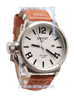 U-Boat Classico Japanese Watch in White Dial