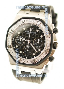 Audemars Piguet Royal Oak Offshore Alinghi Limited Edition Swiss Replica Watch in Diamond Bezel