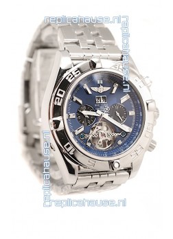Breitling Chronograph Chronometre Replica Watch in Blue Dial