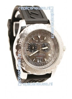 Breitling Chronograph Chronometre Replica Watch in Grey Dial