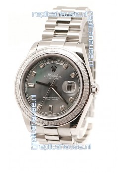 Rolex DayDate Japanese Replica Watch in Pearl Dial