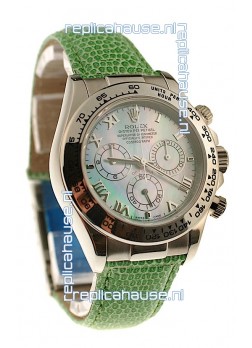 Rolex Daytona Cosmograph Swiss Replica Watch in Green Pearl Dial
