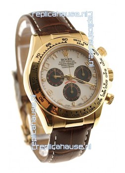Rolex Daytona Cosmograph Swiss Replica Gold Plated Watch
