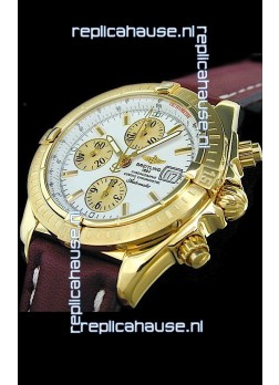 Breitling Evolution Swiss Replica Watch in Gold Case