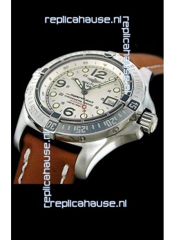 Breitling Superocean Steelfish Swiss Replica Watch in White Dial