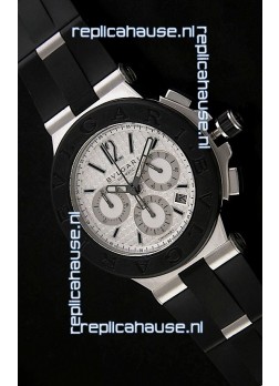 Bvlgari Diagono Swiss Replica Watch in White Dial