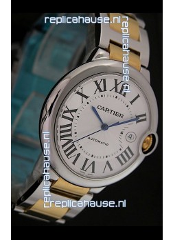 Ballon De Bleu Cartier Swiss Automatic Watch in Two Tone