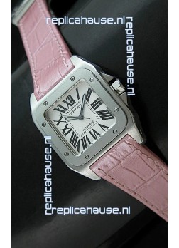 Cartier Santos in Swiss Replica Watch White Dial