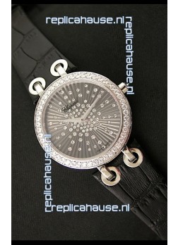 Chopard Xtravaganza Ladies Ladies Japanese Replica Watch in Black Dial