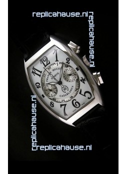 Franck Muller Casa Blanca Japanese Replica Watch in White Dial