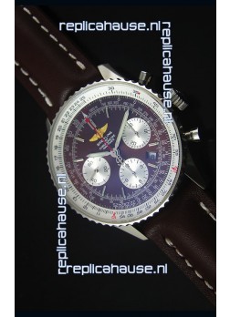 Breitling Navitimer 01 Brown Dial Steel Case  1:1 Mirror Swiss Replica Watch