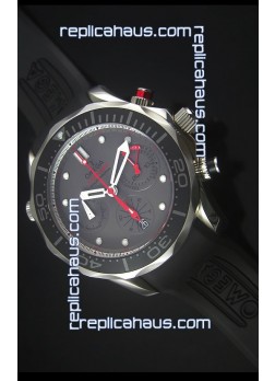 Omega Seamaster Professional Regatta Swiss Replica Watch Rubber Strap