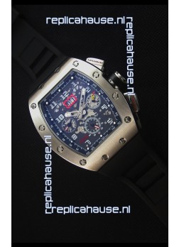 Richard Mille RM011 Japanese Replica Watch in Stainless Steel Case