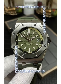 Audemars Piguet Royal Oak  1:1 Ultimate Swiss Replica Watch Green Dial Cal.4308 Movement
