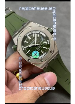 Audemars Piguet Royal Oak  1:1 Ultimate Swiss Replica Watch Green Dial Cal.3120 Movement