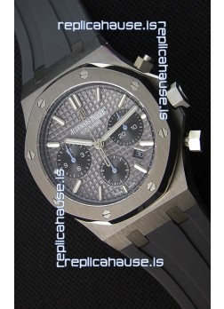 Audemars Piguet Royal Oak Chronograph Slate Grey Dial Rubber Strap Swiss Replica Watch 