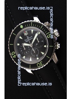 Blancpain Blancpain Fifty Fathoms Chronograph Flyback Black 1:1 Mirror Replica Watch