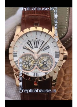 Replica Roger Dubuis Excalibur RDDBEX0249 1:1 Mirror Replica Watch in Rose Gold Casing