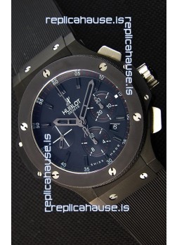 Hublot Big Bang All Black PVD Swiss Replica Watch : 1:1 Mirror Replica 