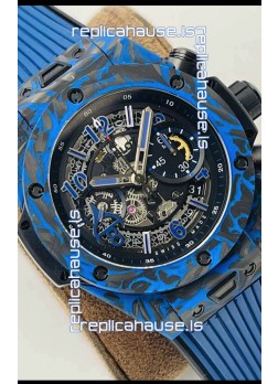 Hublot Big Bang Unico Blue Carbon Las Vegas Boutique Edition Swiss Replica Watch 