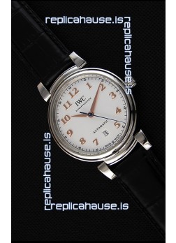 IWC Schaffhausen DA Vinci IW356601 Automatic Swiss Watch White Dial  1:1 Mirror Replica 