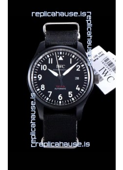 IWC Pilot's Automatic Top Gun 1:1 Mirror Replica Watch in Ceramic Case