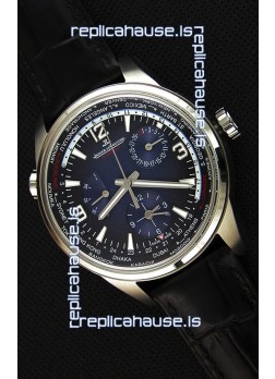 Jaeger-LeCoultre Polaris Geographic Steel Case Swiss Replica Watch - 904847J