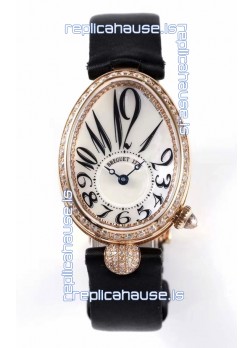 Breguet Reine De Naples Ladies Rose Gold Swiss 1:1 Edition Replica Watch 