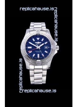 Breitling Avenger 43 Automatic Blue Dial Steel Strap 1:1 Mirror Swiss Replica Watch 