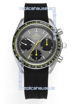 Omega Speedmaster Racing 904L Steel Chronograph 1:1 Mirror Replica in Grey Dial