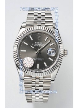 Rolex Datejust Cal.3235 Movement Swiss Watch 1:1 Mirror Replica 904L Steel 41MM - Grey Dial 