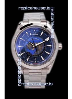 Omega Seamaster Aqua Terra 150M GMT Worldtime Swiss Replica Watch 