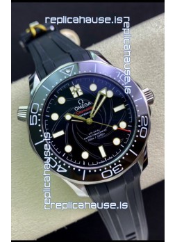 Omega Seamaster Diver 300M Edition 1:1 Mirror Replica Watch in Black Dial 