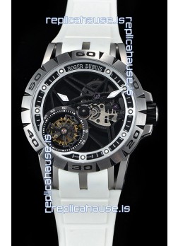 Roger Dubuis Excalibur Spider Flying Tourbillon Skeleton Titanium Casing 1:1 Mirror Swiss Watch