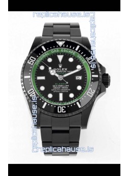 Rolex SeaDweller Deepsea BLAKEN Black Dial in 1:1 Mirror Quality - PVD Casing