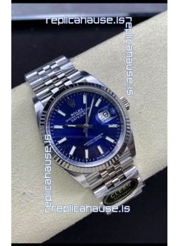 Rolex Datejust Cal.3235 Movement 1:1 Mirror Replica 904L Steel 36MM - Blue Dial