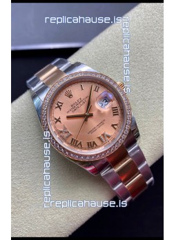 Rolex Datejust 126281RBR-0016 36MM Swiss 1:1 Mirror Replica  in 904L Champange Dial