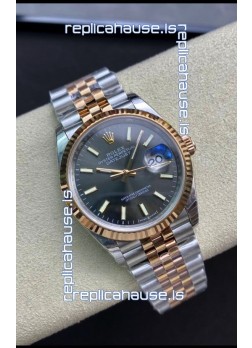 Rolex Datejust 126231 36MM Swiss 1:1 Mirror Replica  Watch in 904L Steel - Grey Dial