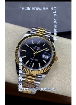 Rolex Datejust 126331 41MM ETA 3235 Swiss 1:1 Mirror Replica Watch in Yellow Gold 904L Steel 