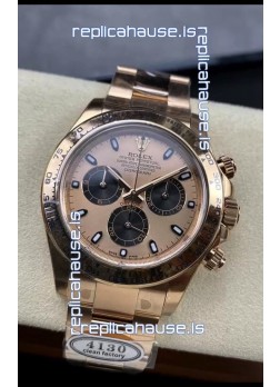 Rolex Cosmograph Daytona M116505-0009 Rose Gold Original Cal.4130 Movement - 904L Steel Watch