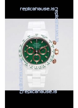 Rolex Daytona AET Remould Green Dial Full Ceramic Strap Watch in Cal.4130 Movement