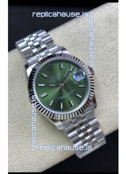 Rolex Datejust 278274 31MM Swiss Replica in 904L Steel in Green Dial - 1:1 Mirror Replica