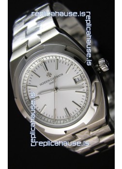 Vacheron Constantin Overseas Steel White Dial Swiss Replica 1:1 Mirror Watch 