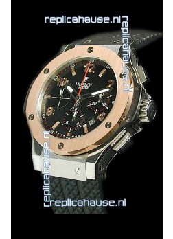 Hublot Big Bang Swiss Replica Watch in Rose Gold Bezel