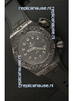 Hublot Diver 4000m Swiss Replica Watch Full Carbon Black Dial